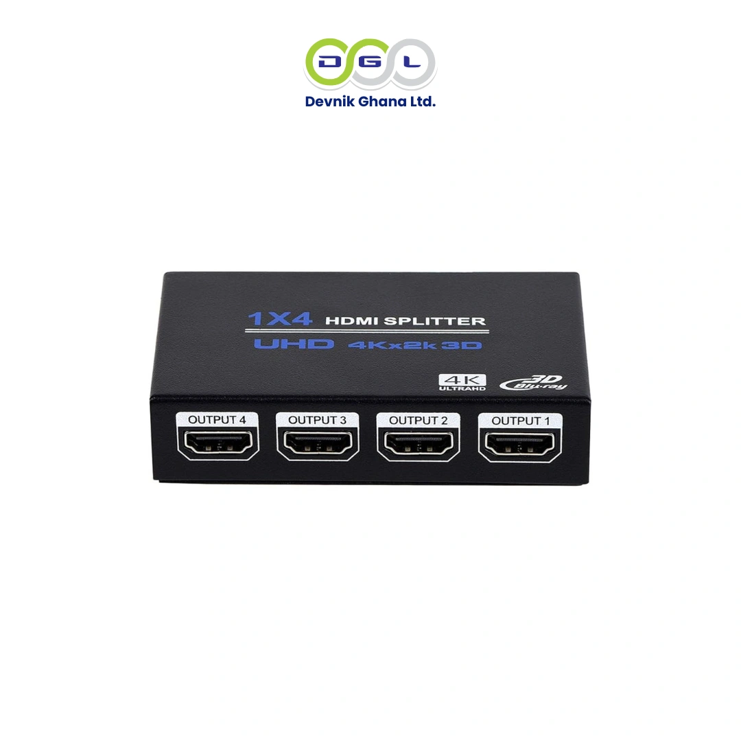 HDTV 1*4 HDMI Splitter 4k | ACCESSORIES | HDTV | Devnik Ghana